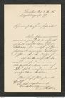 Nachlass Franz Steindachner, Brief von C. Heller an Franz Steindachner (03.03.1911), Inv.Nr. 212.09, Seite 1